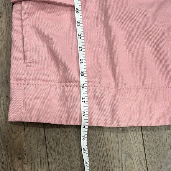 J. Crew Women’s 100% Cotton Pale Pink Peacoat Feminine White Buttons Size 8 - Picture 11 of 13